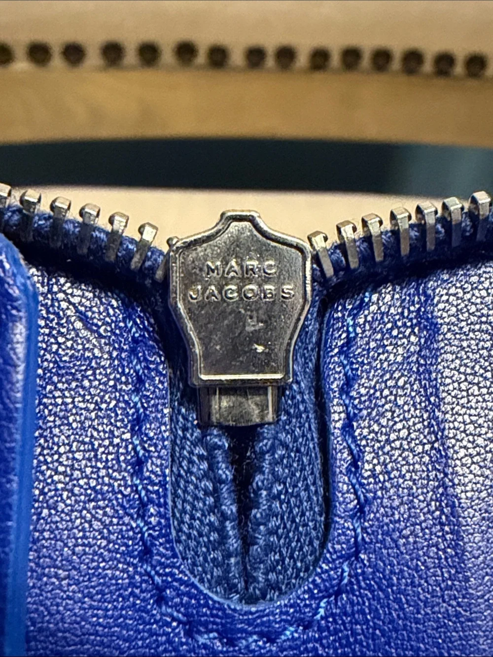 Marc Jacobs Royal Blue Leather Tablet Case